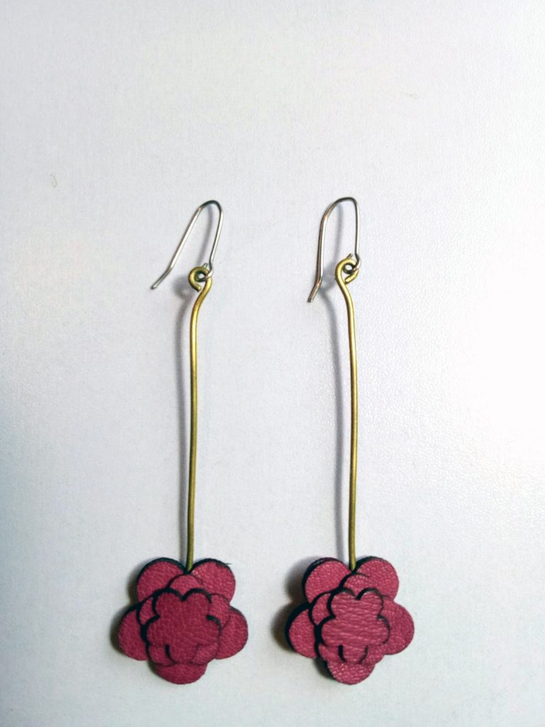 ARETES LOTO FUCSIA