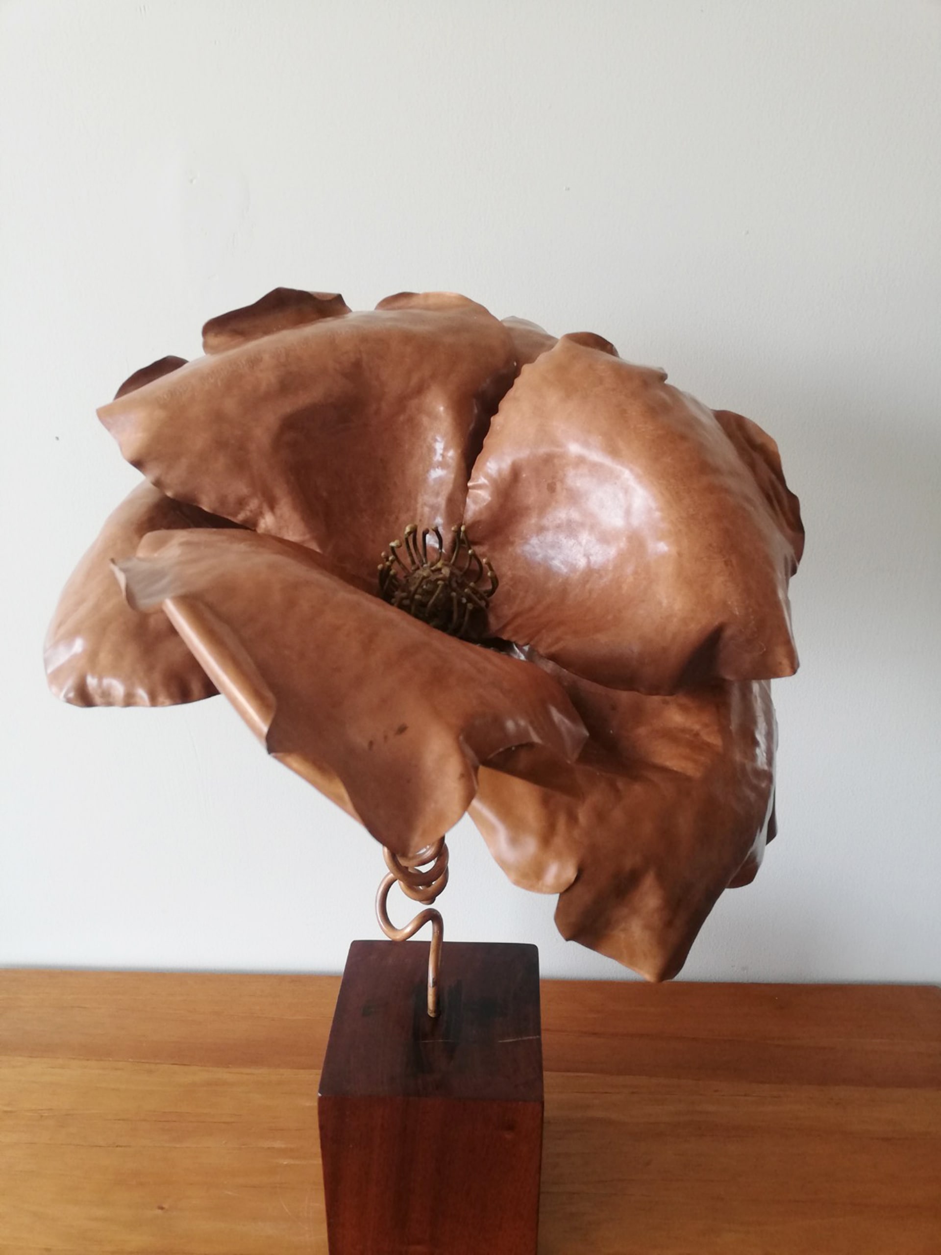 ESCULTURA DE COBRE- FLOR - Imagen 3